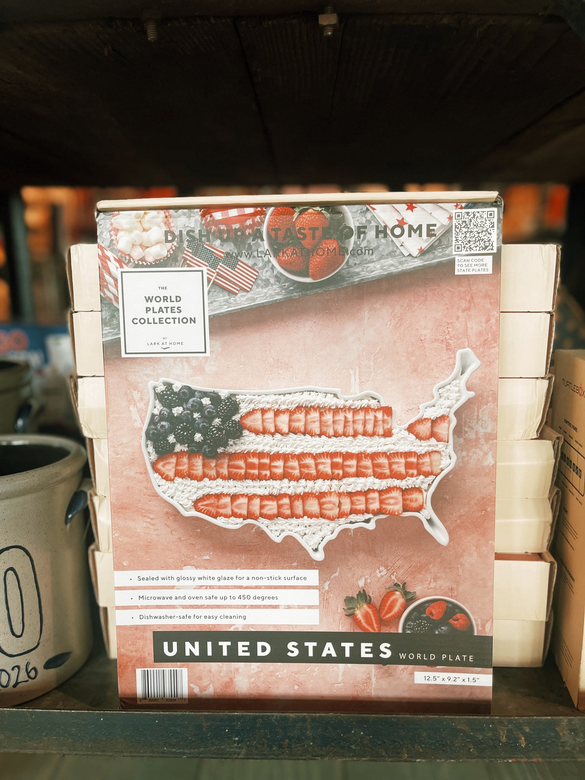 USA World Plate