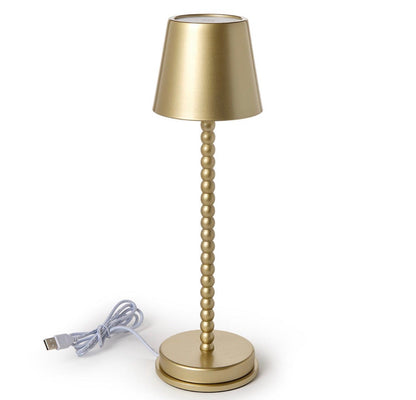 Beaded Rechargeable Table LED Lamp-Gold