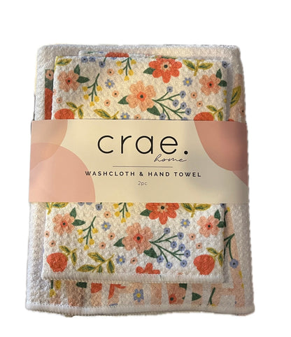 Washcloth & Hand Towel Set