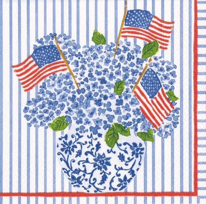 Flags & Hydrangea Napkins