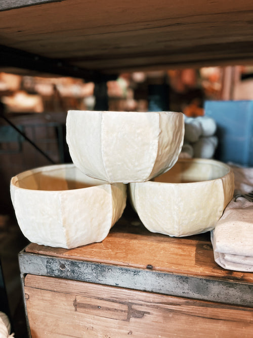 Round Stoneware Planter