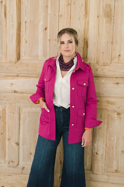 The Scout Jacket-Berry