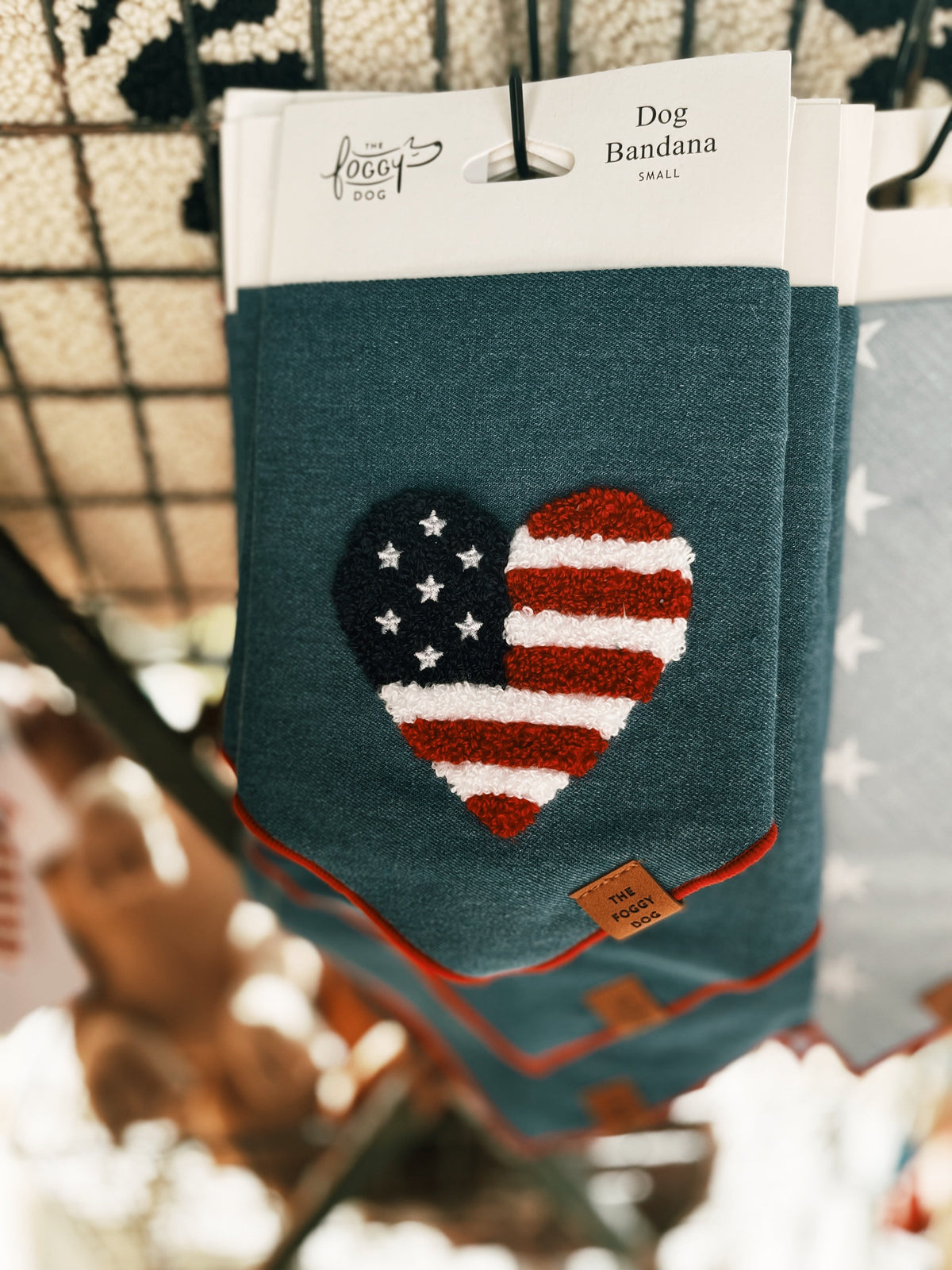 Americana Applique Dog Bandana