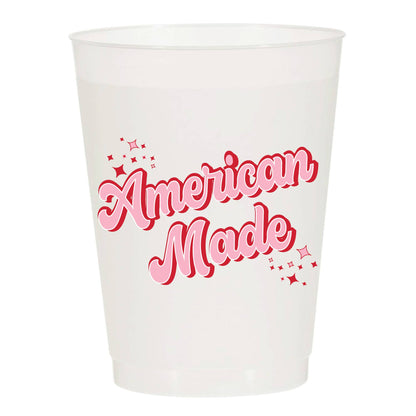 American Made Frosted Cups
