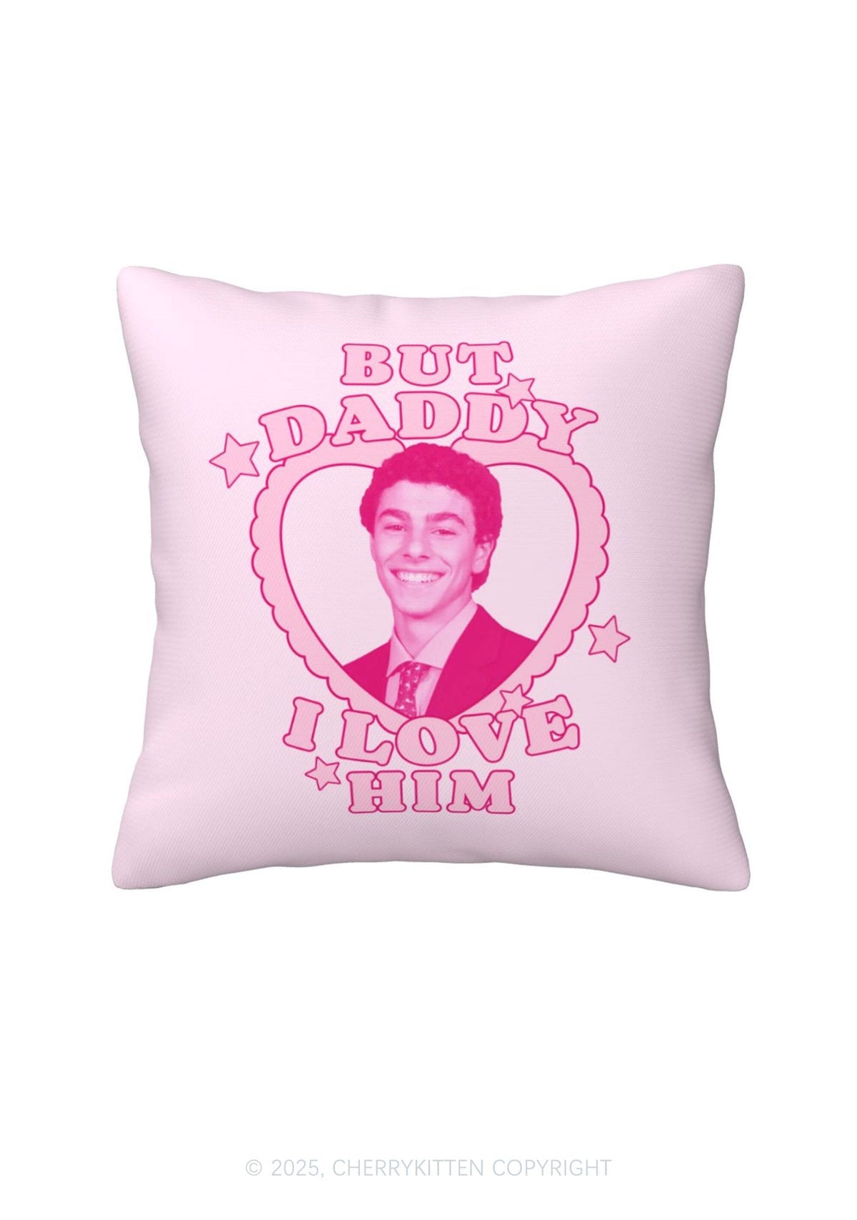 Daddy I Love Him Luigi Y2K Throw Pillow Cover Cherrykitten
