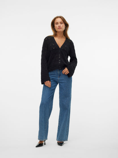 Mlua V-Neck Short Cardigan