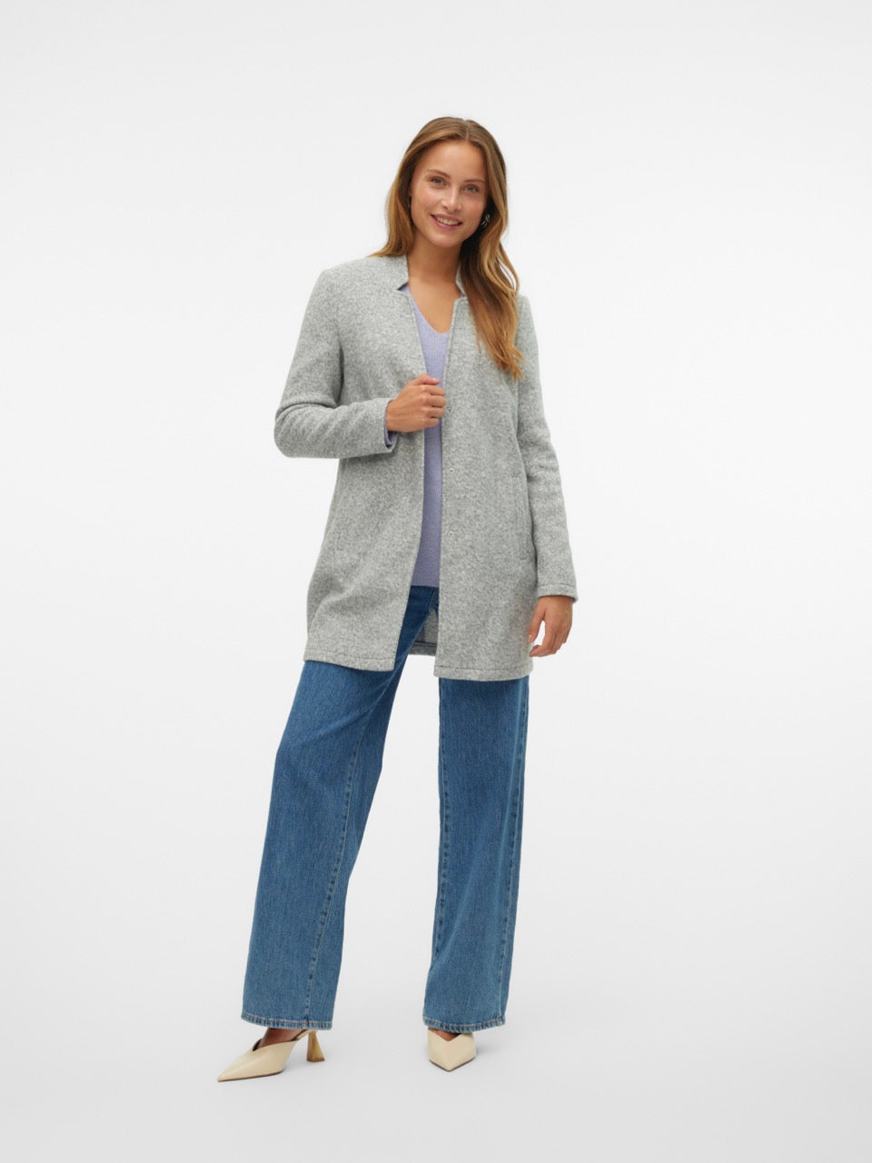 Brushed Katrine Jacket Grey Melange