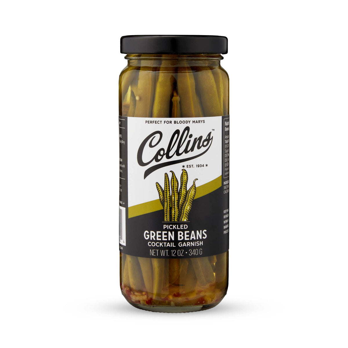 Gourmet Pickled Green Beans Cocktail Garnish