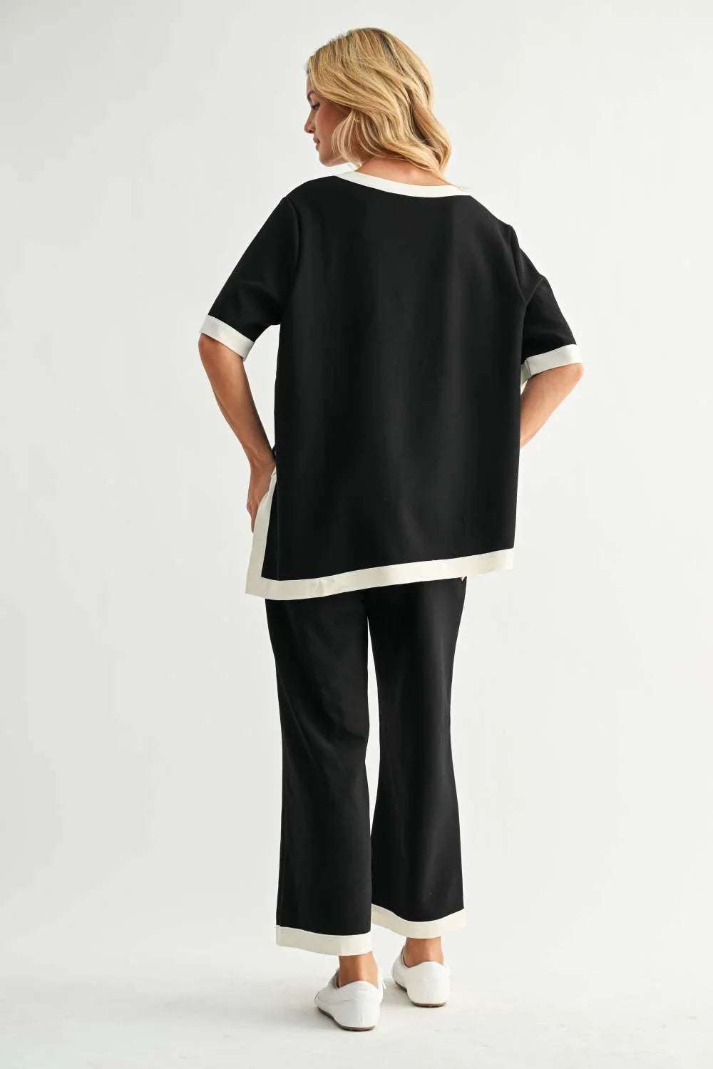 Kaya Crepe Knit Top