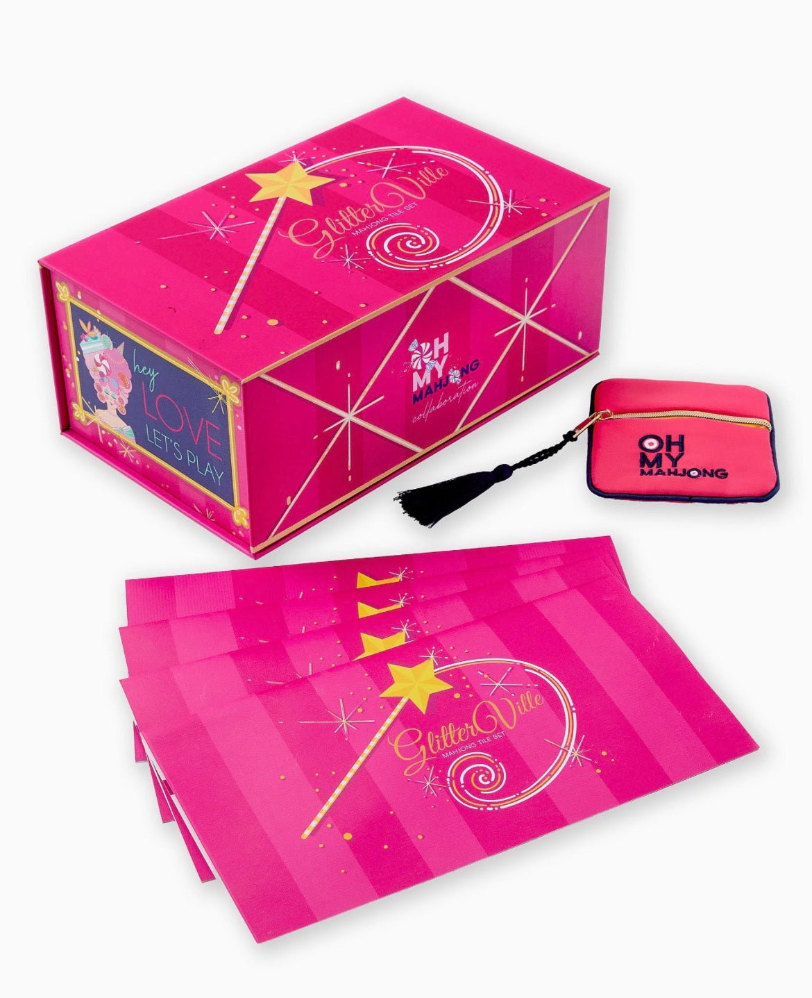 GlitterVille Tile Set - Mahjong