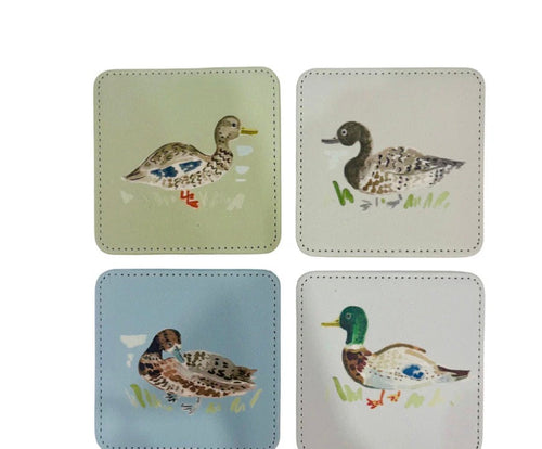 Duck Duck ReversibleCoasters-4 pack