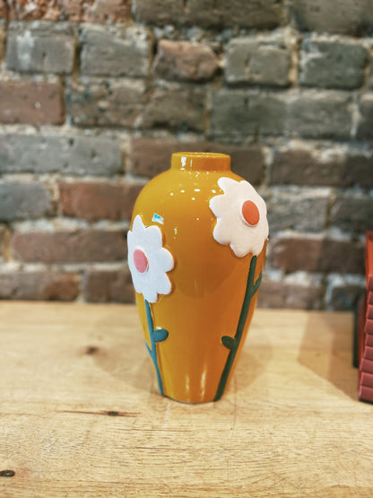 Ceramic Vases With Flowers