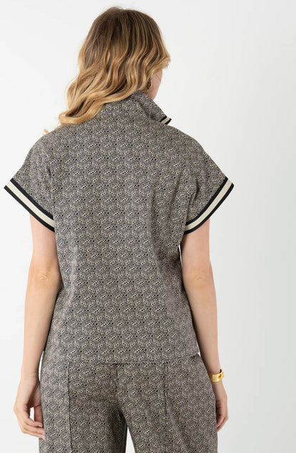 Poppy Pullover-Black Tonal Monogram