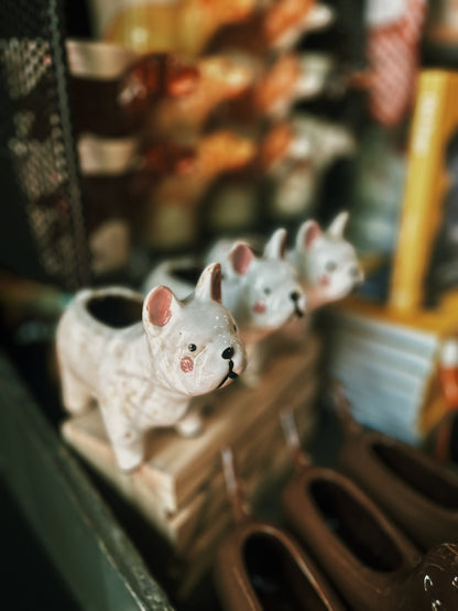 Ceramic Dog Planters