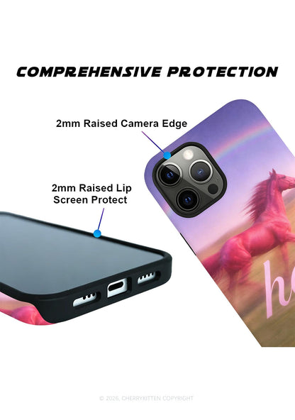 Red Horse Hoe Y2K Phone Case Cherrykitten