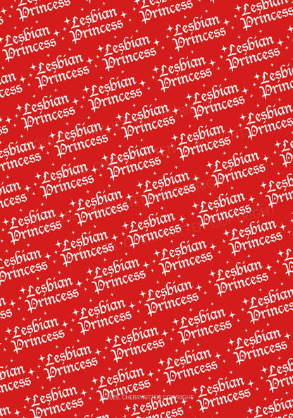 Lesbian Princess Pride Y2K Print Slip Dress Cherrykitten