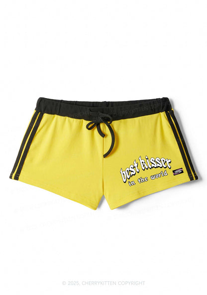 Best Kisser In The World Y2K Drawstring Mini Shorts Cherrykitten