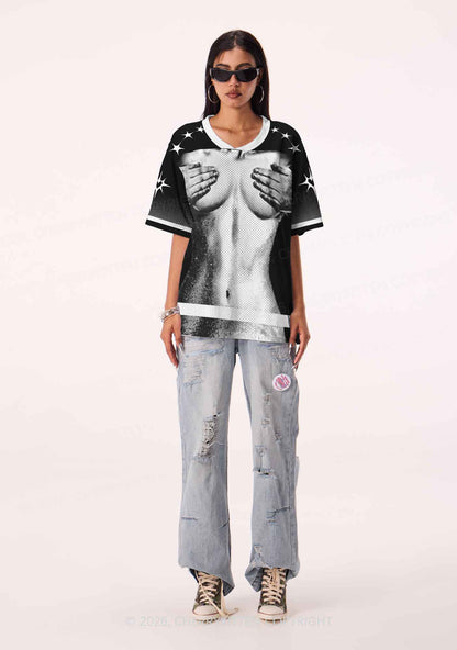 Black Touch Bxxbs Y2K Sport Jersey Shirts Cherrykitten
