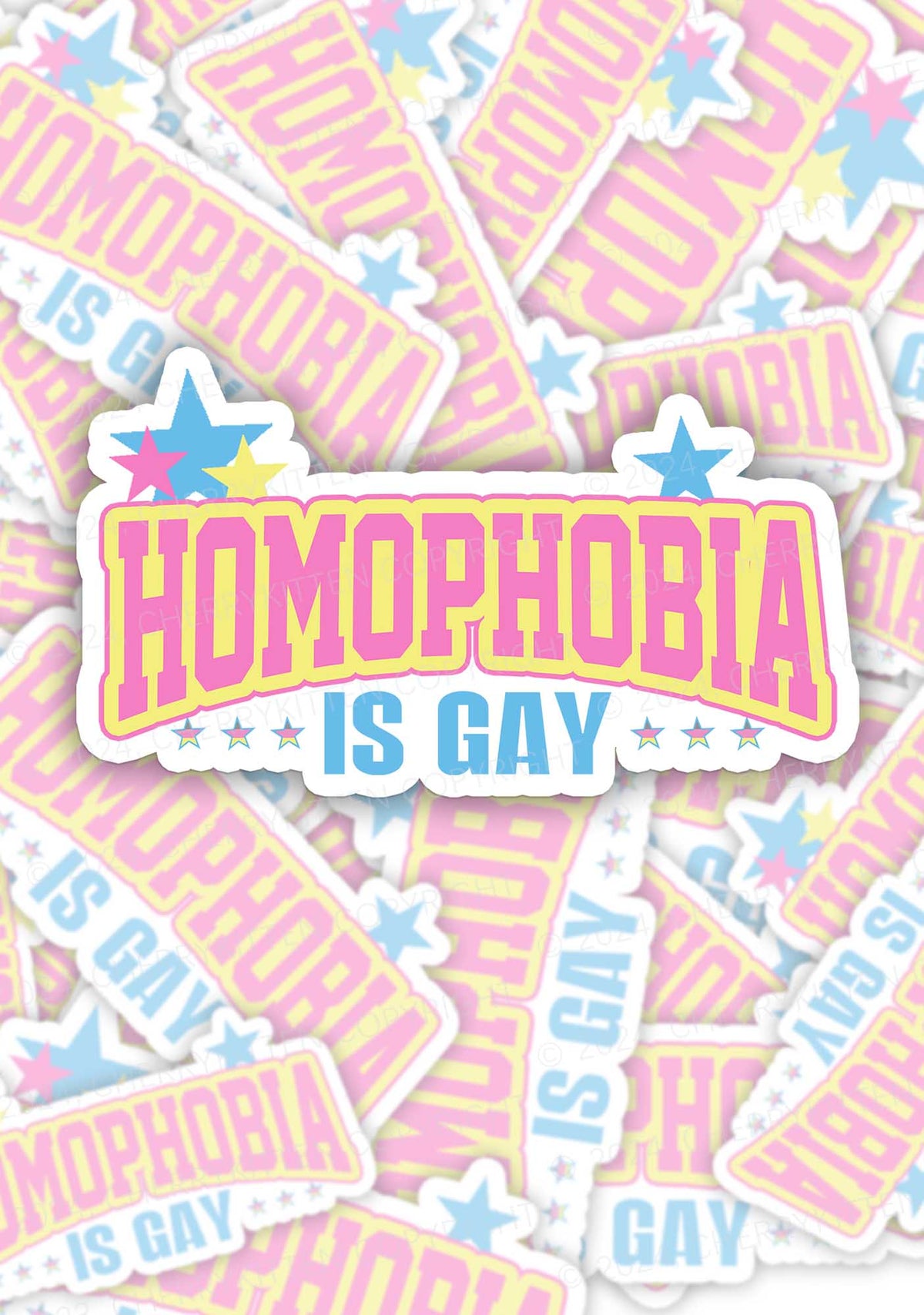 Cherrykitten Gay Art Y2K Stickers Pack Of 11