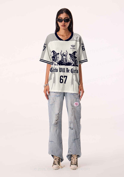 Halloween Witch Girl Y2K Sport Jersey Shirts Cherrykitten