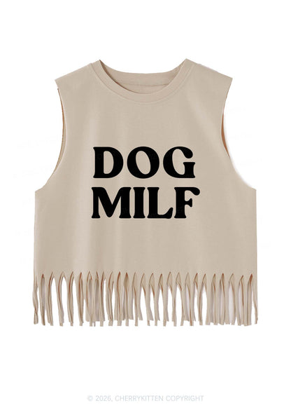 Dog Mxxf Y2K Fringe Tank Top Cherrykitten
