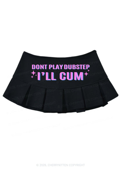 Dont Play Dubstep Y2K Mini Pleated Skirts Cherrykitten