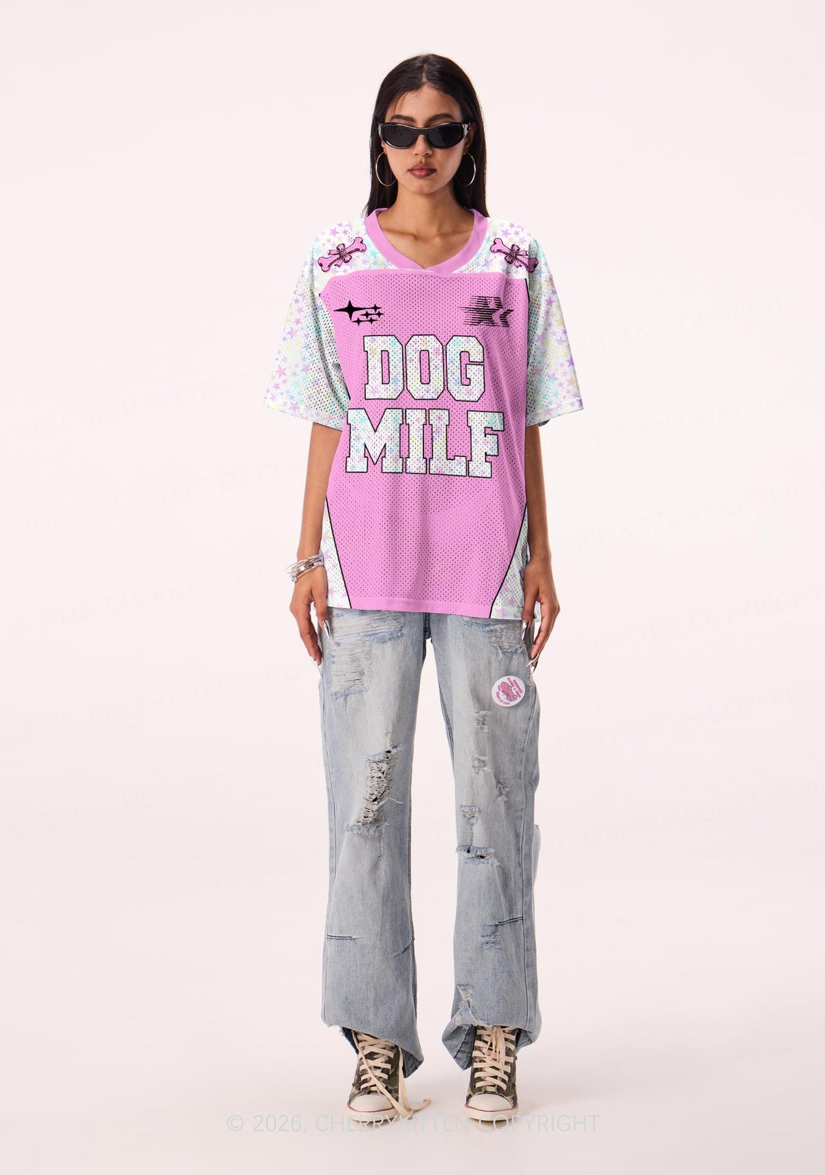 Dog Mxxf Star Y2K Sport Jersey Shirts Cherrykitten