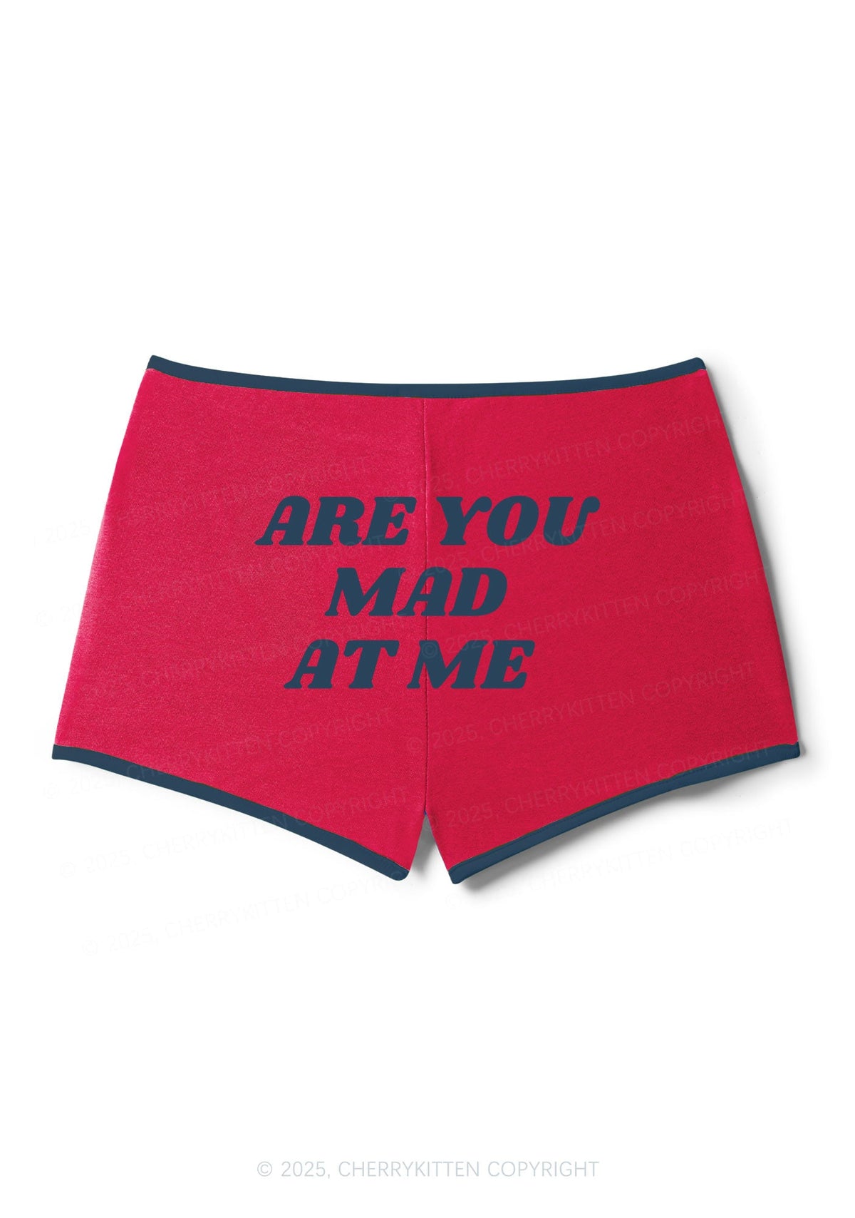 Are You Mad At Me Y2K Contrast Mini Shorts Cherrykitten