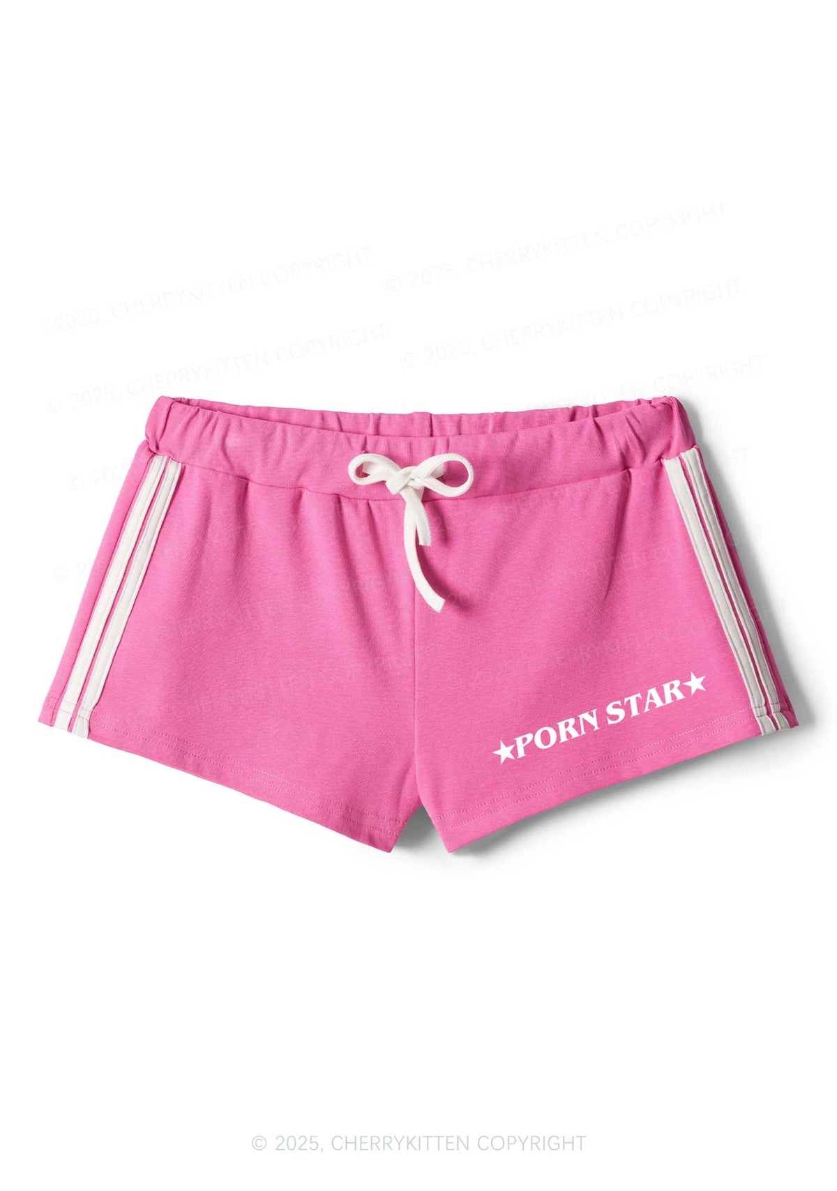 Pxrn Star Y2K Drawstring Mini Shorts Cherrykitten