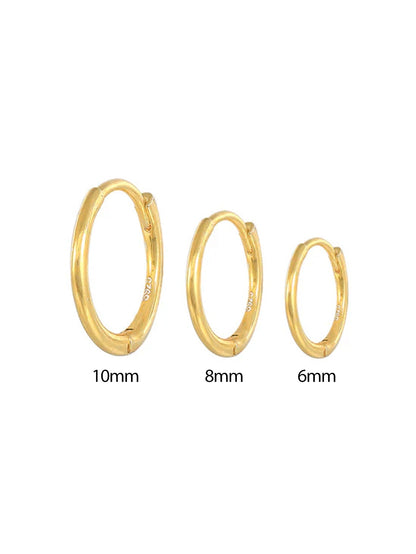 KOSINER 925 Sterling Silver Glossy Multi-Size 3-Piece Set