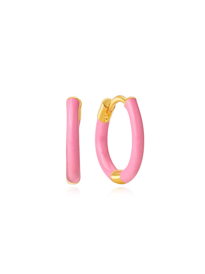 KOSINER 925 Sterling Silver Romantic Pink 3-Piece Set