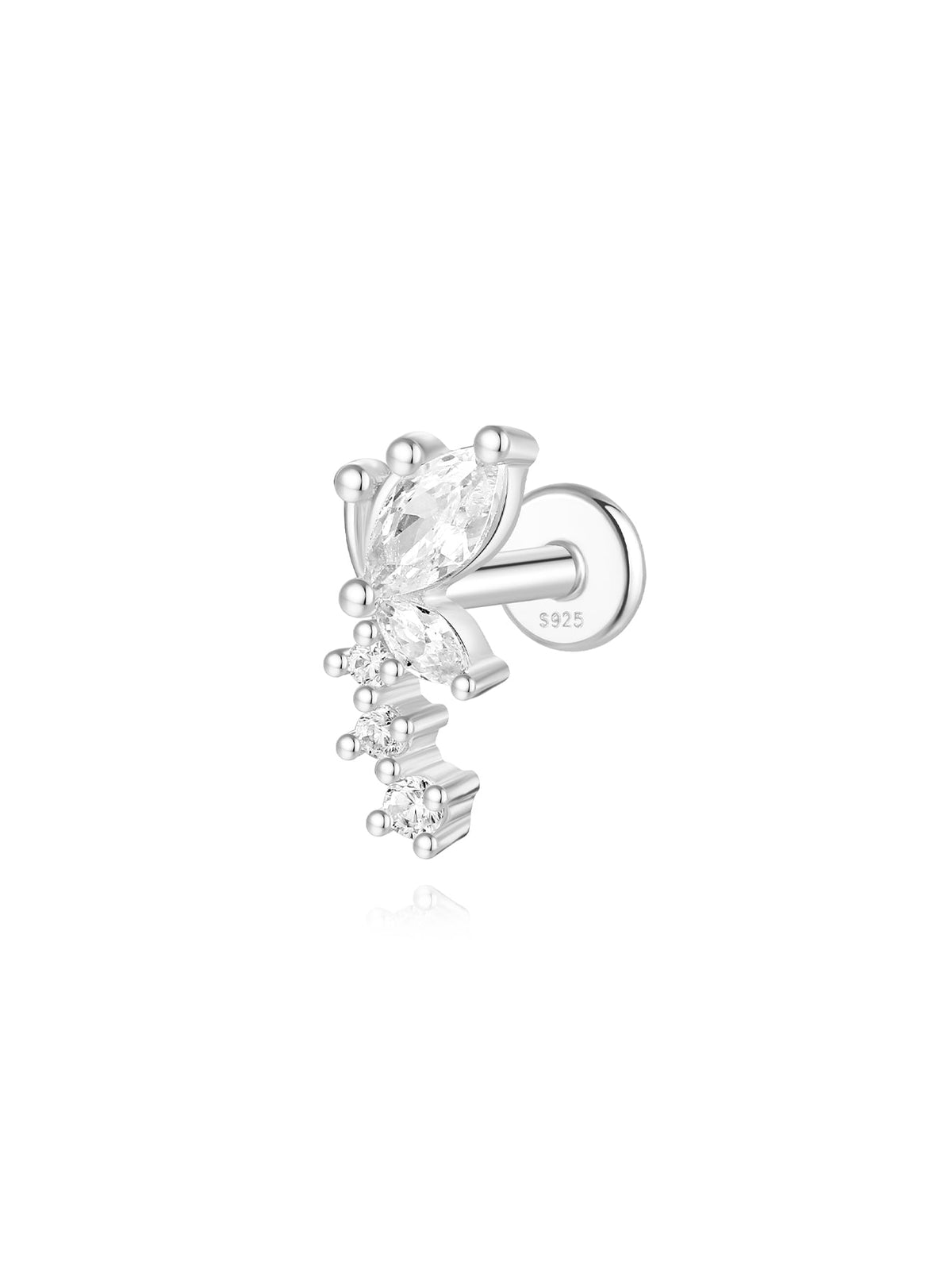 KOSINER 925 Sterling Silver Elegant Petal Set