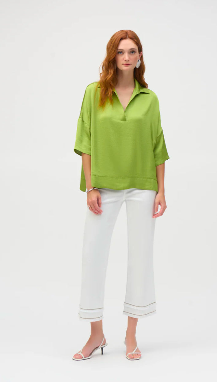 Joseph Ribkoff Satin Boxy Top