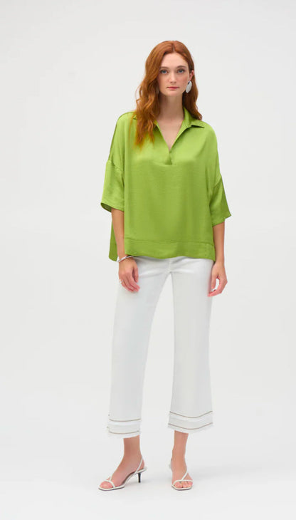 Joseph Ribkoff Satin Boxy Top