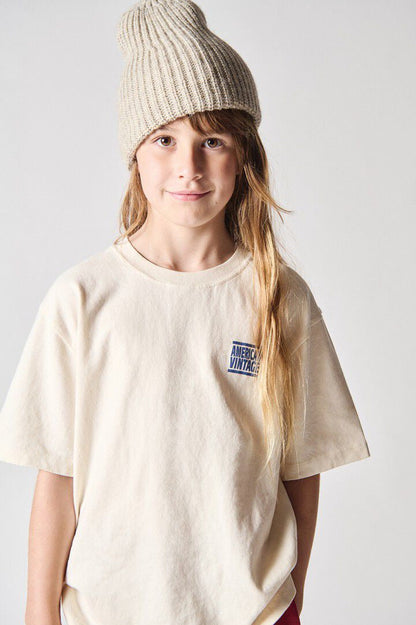 AMERICAN VINTAGE YKOBOW T SHIRT - ECRU ECRU