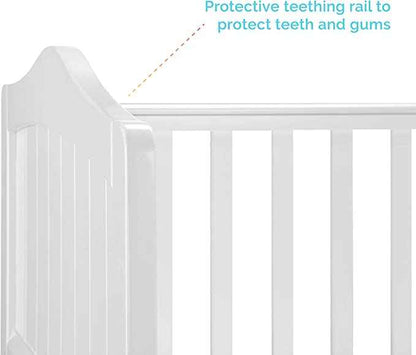 Ella Cot Bed – Converts to Toddler Bed (White or Grey)