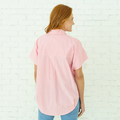 Kelly Top-Yellow Stripe