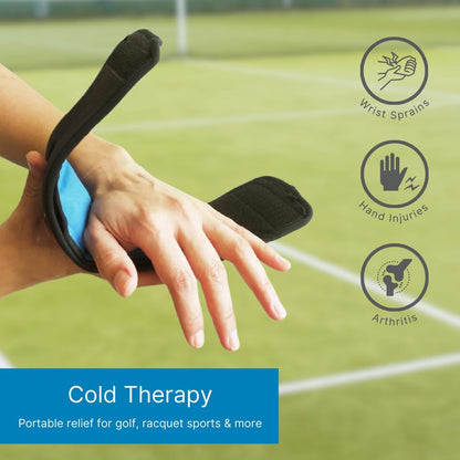 NatraCure Cold Therapy Wrap (Regular) with 14" Strap - 2 Pack