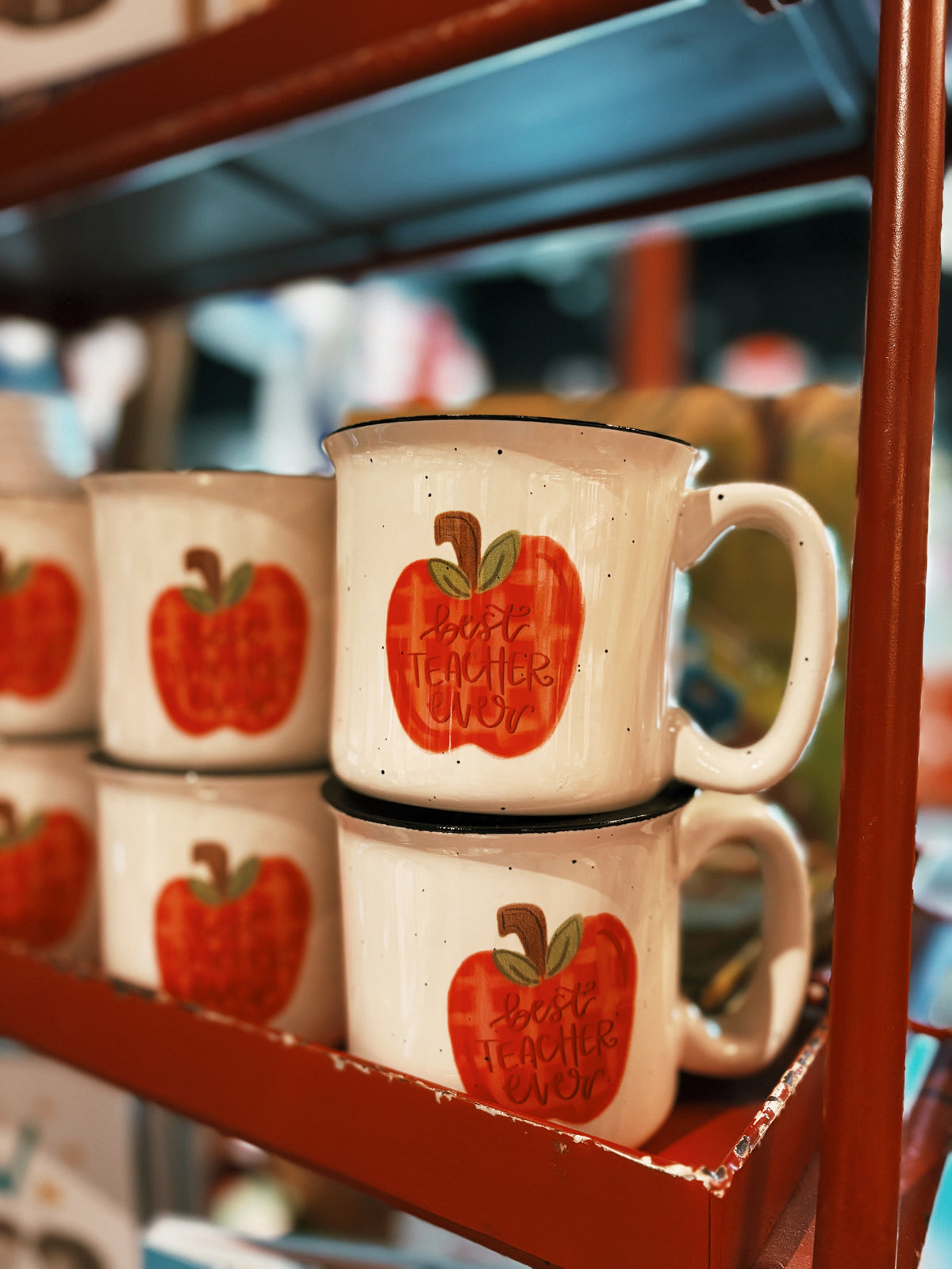 Best Teacher Ever Apple Mug