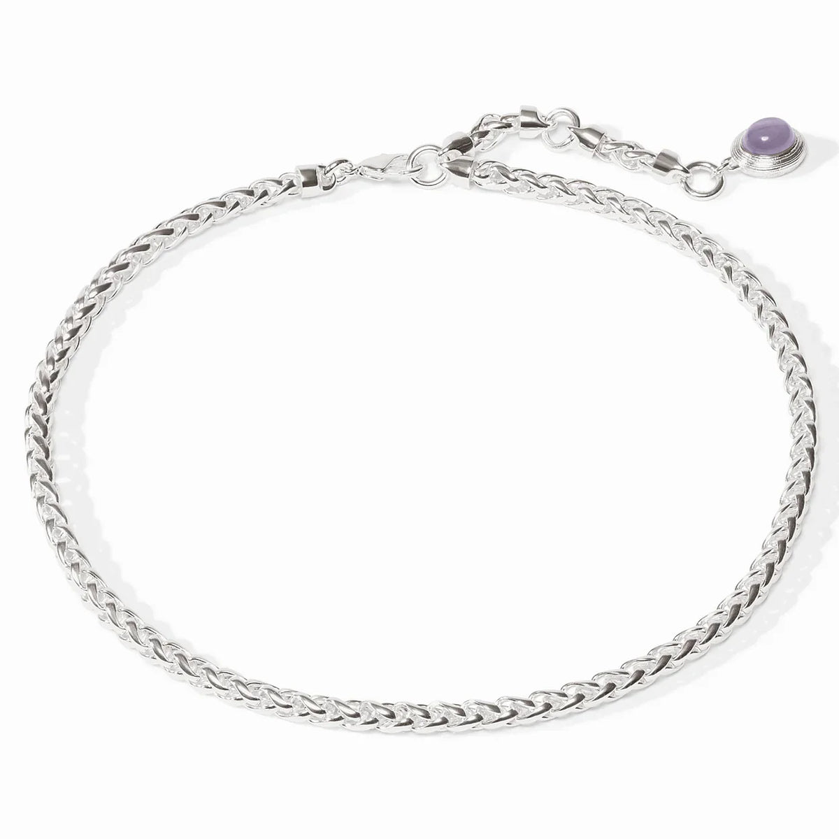 Cobblestone Link Necklace - Silver