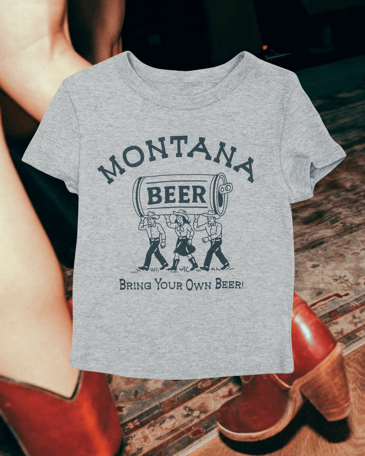 "Montana Beer" Baby Tee