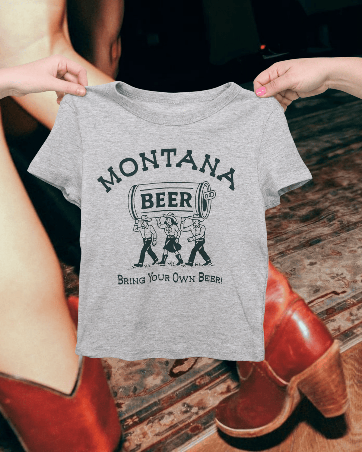 "Montana Beer" Baby Tee