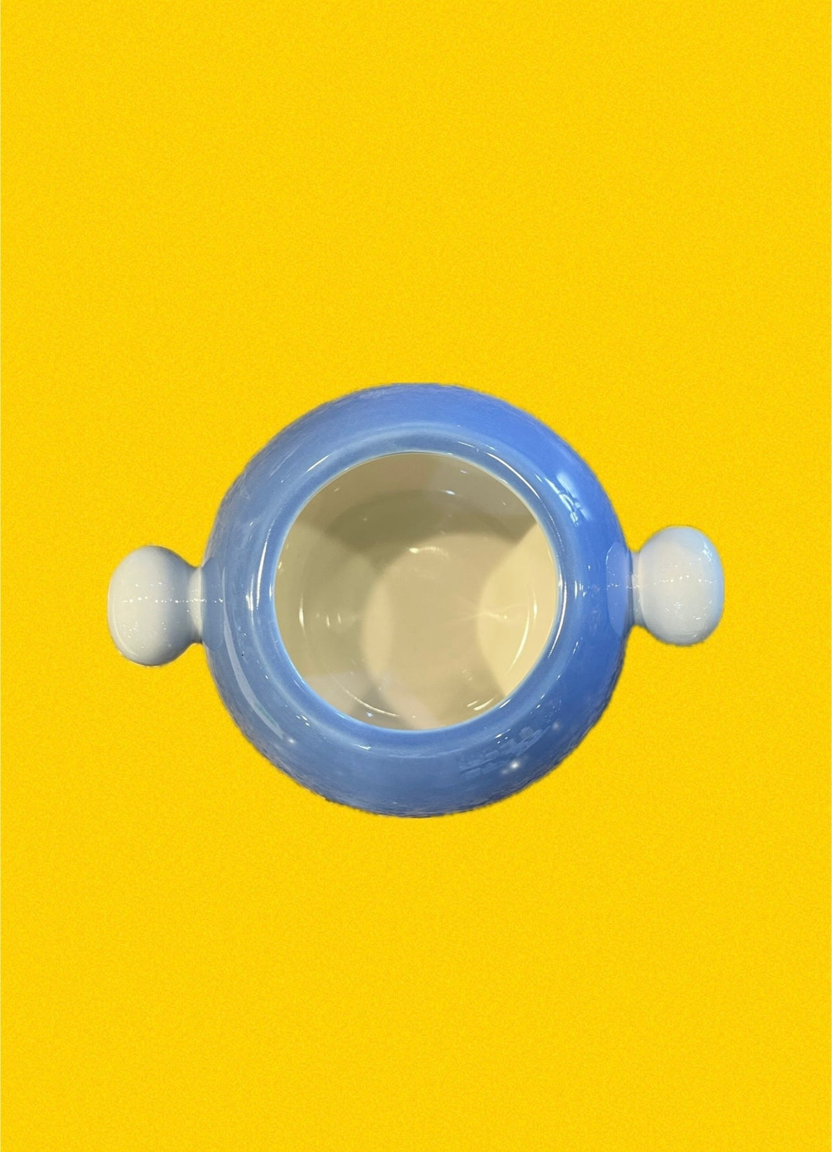 Medium Round Vase with Knob Handles