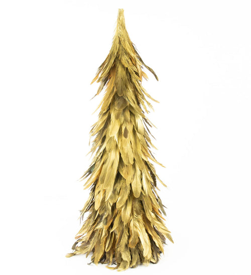 Metallic Feather Tree