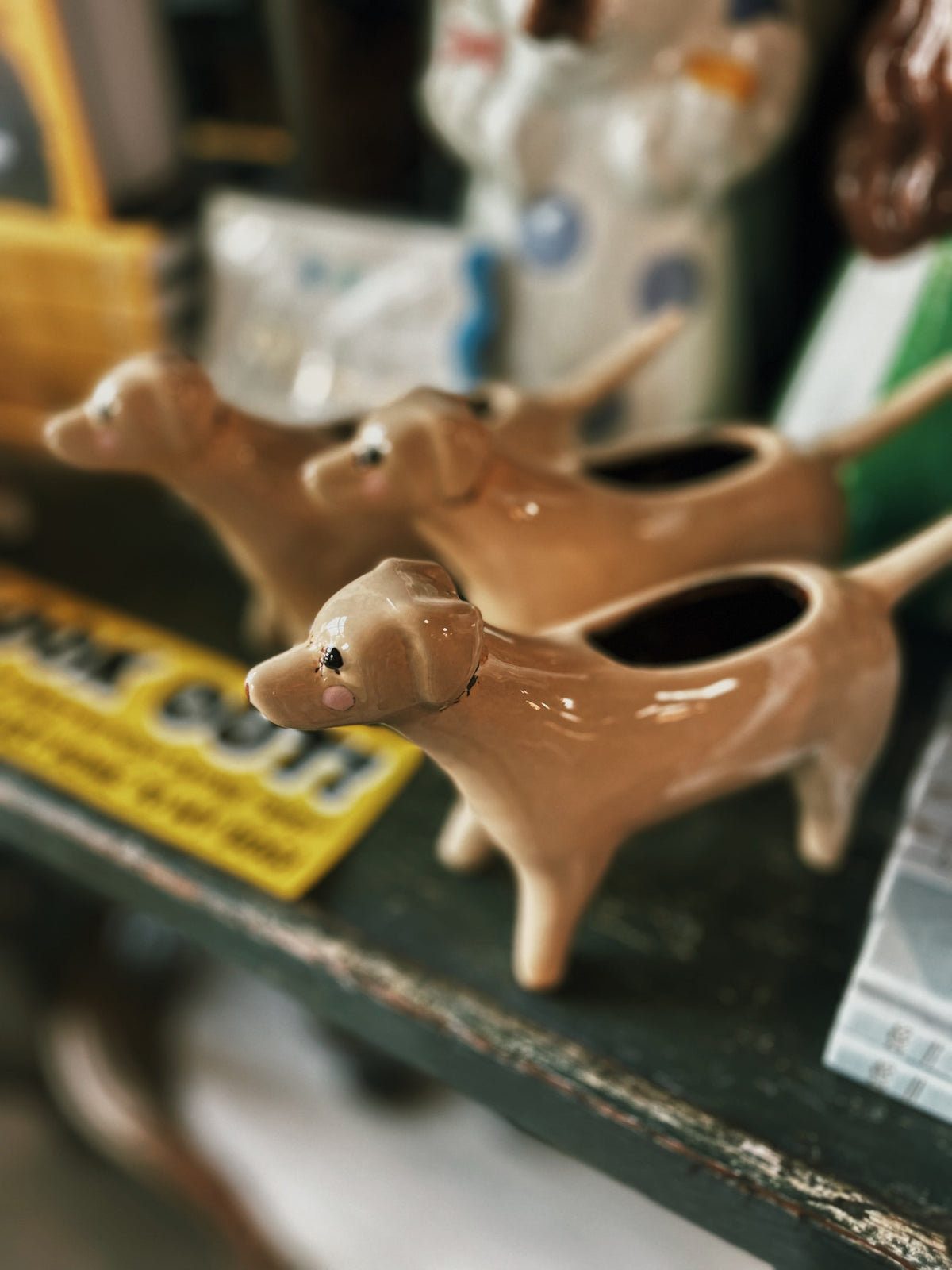 Ceramic Dog Planters