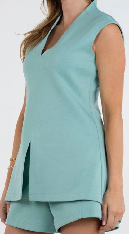 GWEN TUNIC-WASABI