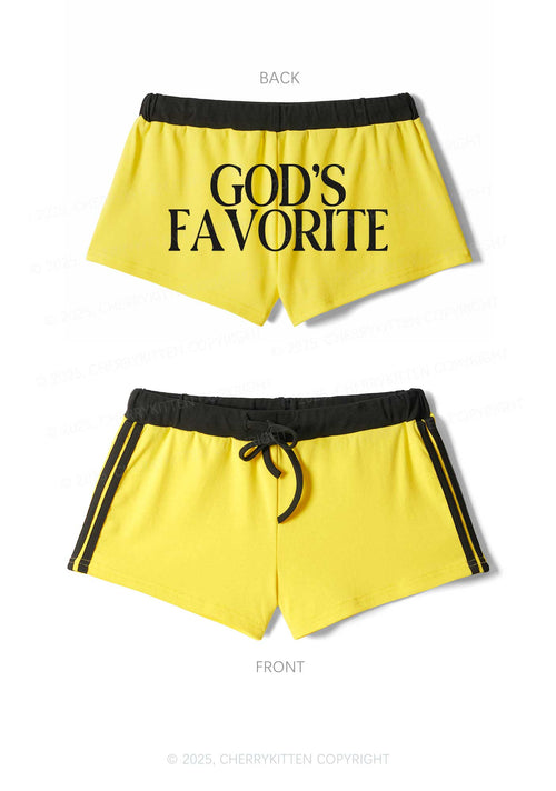 Gods Favorite Y2K Drawstring Mini Shorts Cherrykitten