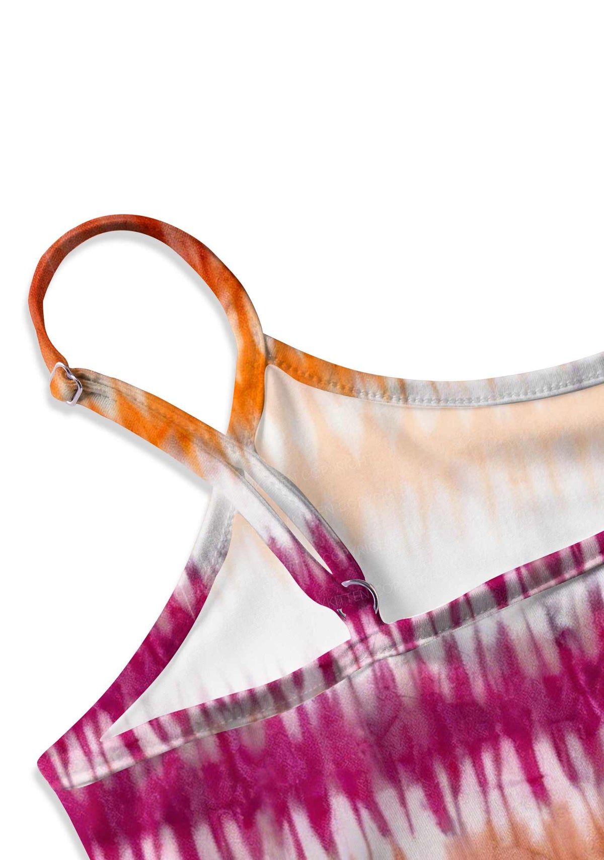 Lesbian Tie Dye Pride Y2K Print Slip Dress Cherrykitten