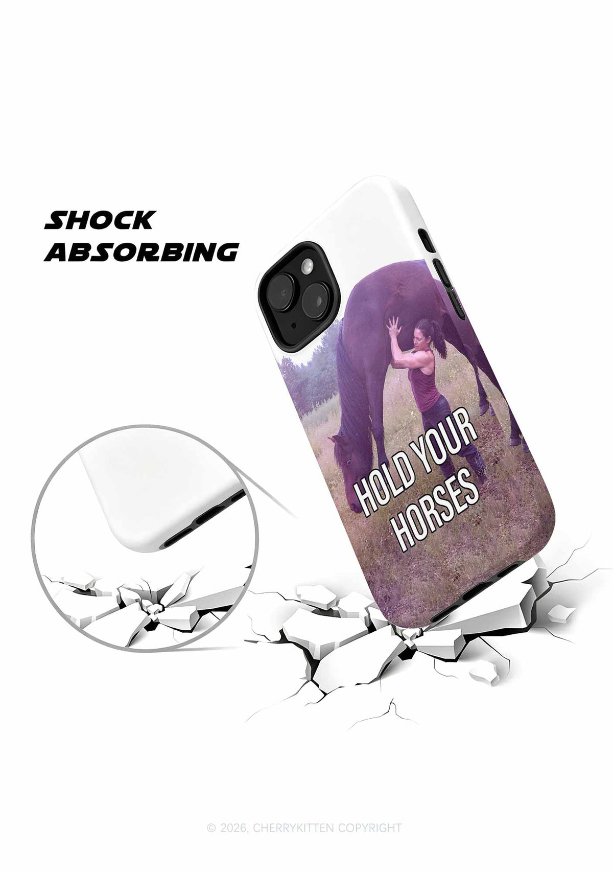 Hold Your Horses Y2K Phone Case Cherrykitten