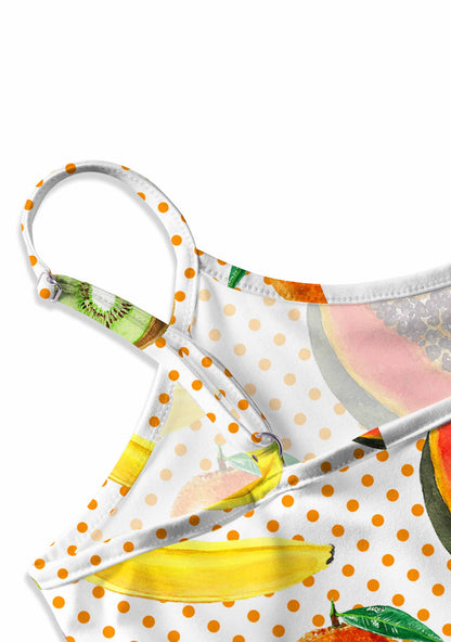 Fruity Dots Pride Y2K Print Slip Dress Cherrykitten